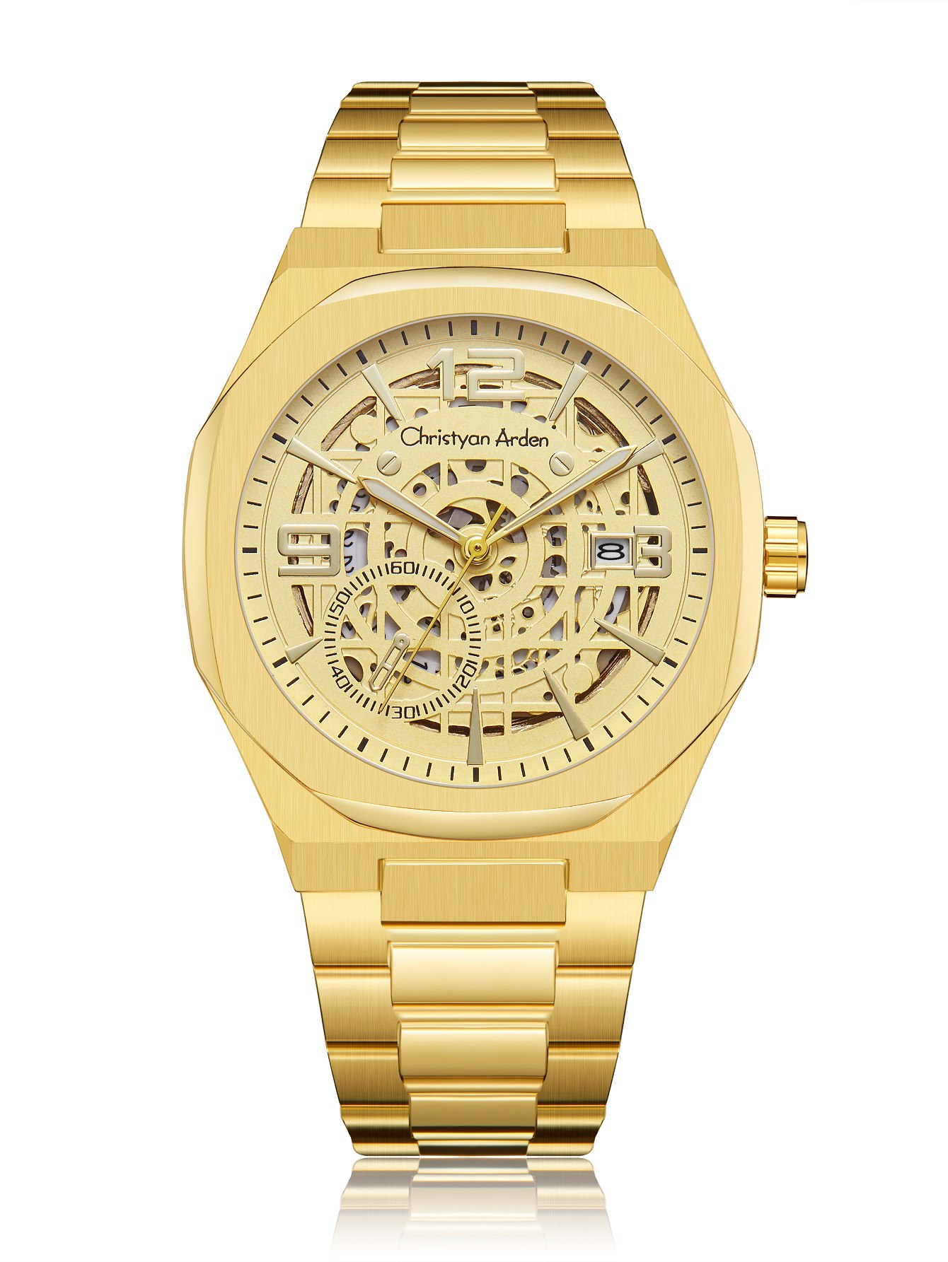 Supplier-provided front view of CA-254 Metropolitan Gold Openwork