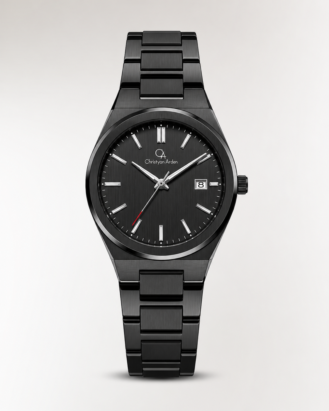 Regent Carbon Classic Christyan Arden produced quartz watch style shown from the front
