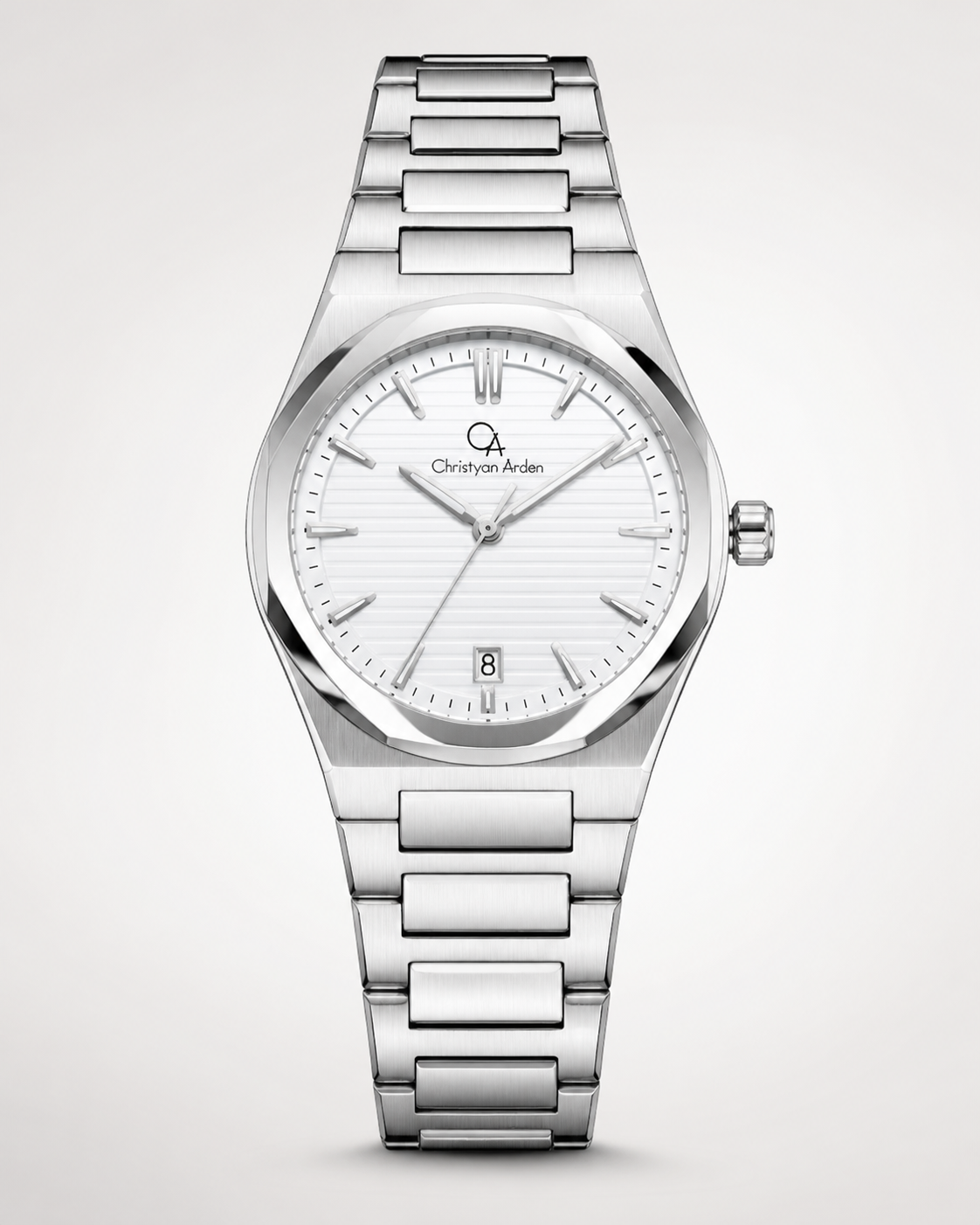 Full front view of the CA-218 Regent Ice Classic produced watch style