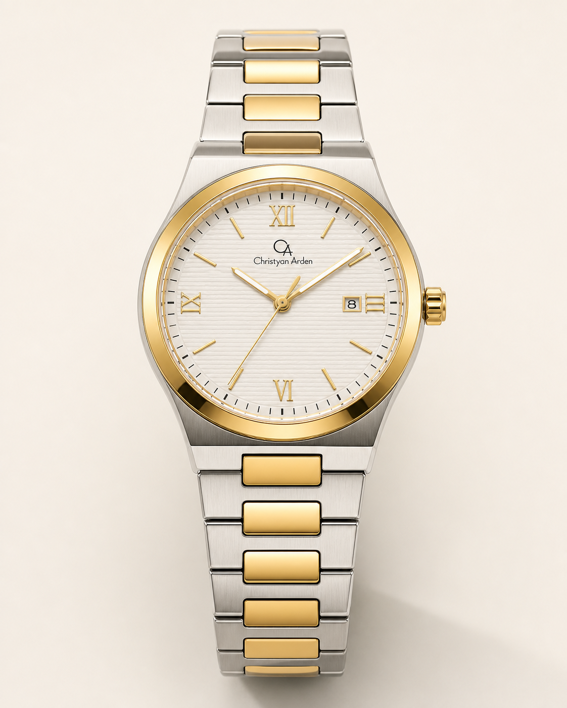 Full front view of the CA-252 Crownline Pearl Gift produced watch style